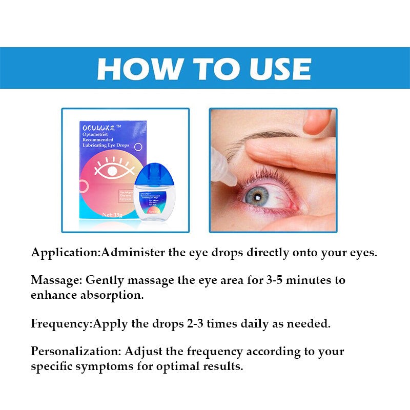 Oculuxe™ Lubricating Eye Drops Optometrist Recommended