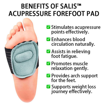 Salis™ Akupunktur-Magnettherapie-Vorfußpolster zur Gewichtsreduktion