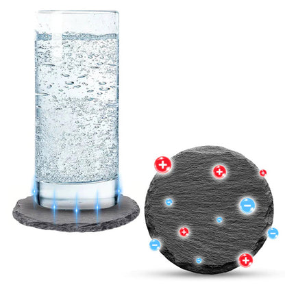 Ionomate™ Hydrogen-Rich Ion Water Detoxing Tourmaline Energy Coaster