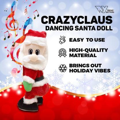CrazyClaus -Dancing Santa Doll