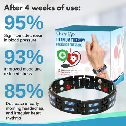 Oveallgo™ Titanium Therapy Bracelet - for Blood Pressure