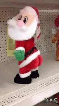 CrazyClaus -Dancing Santa Doll